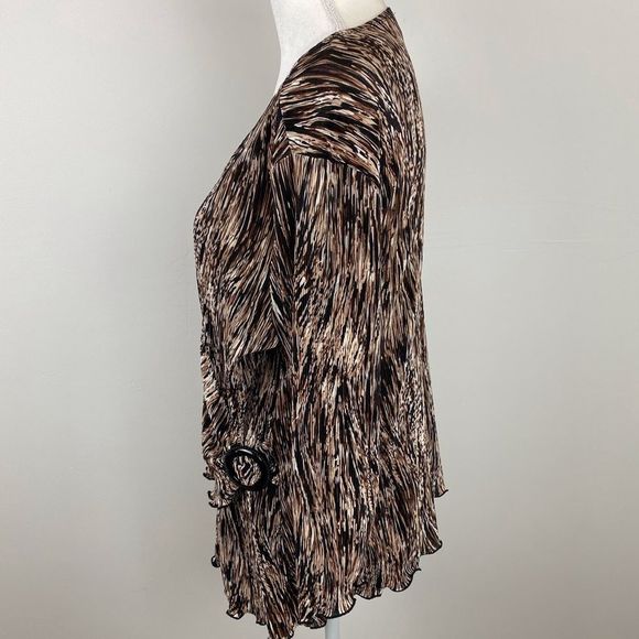 Notations size L mock style color is brown & black - Picture 4 of 6